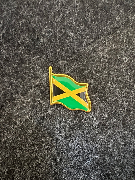 Jamaica flag enamel pin