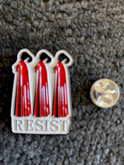 Resist Brooch Pin