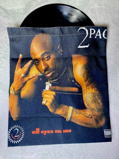 Hip Hop Rapper Album Cover Canvas Tote Bag