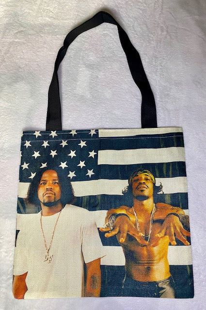 2 Dope Boys Hip Hop Album Cover Tote Bag