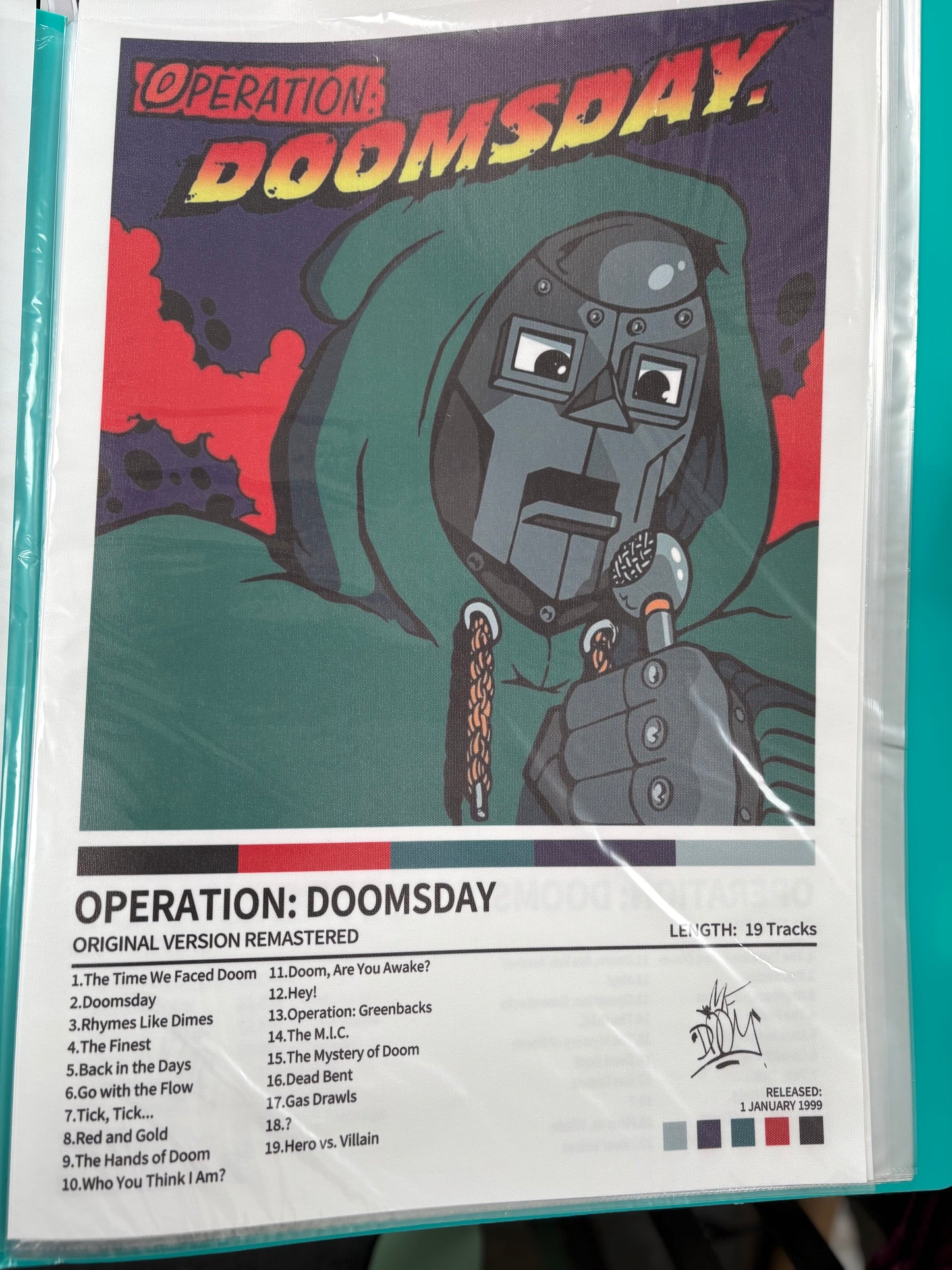 Day of Doom OG Artwork Canvas Print