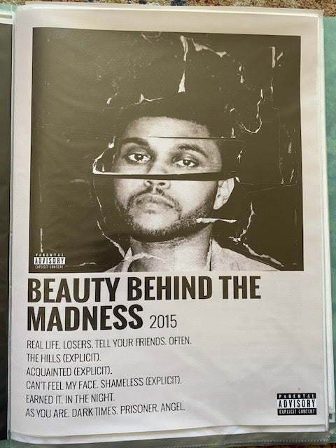 Toronto's Tesfaye Beauty Album Art Canvas Print