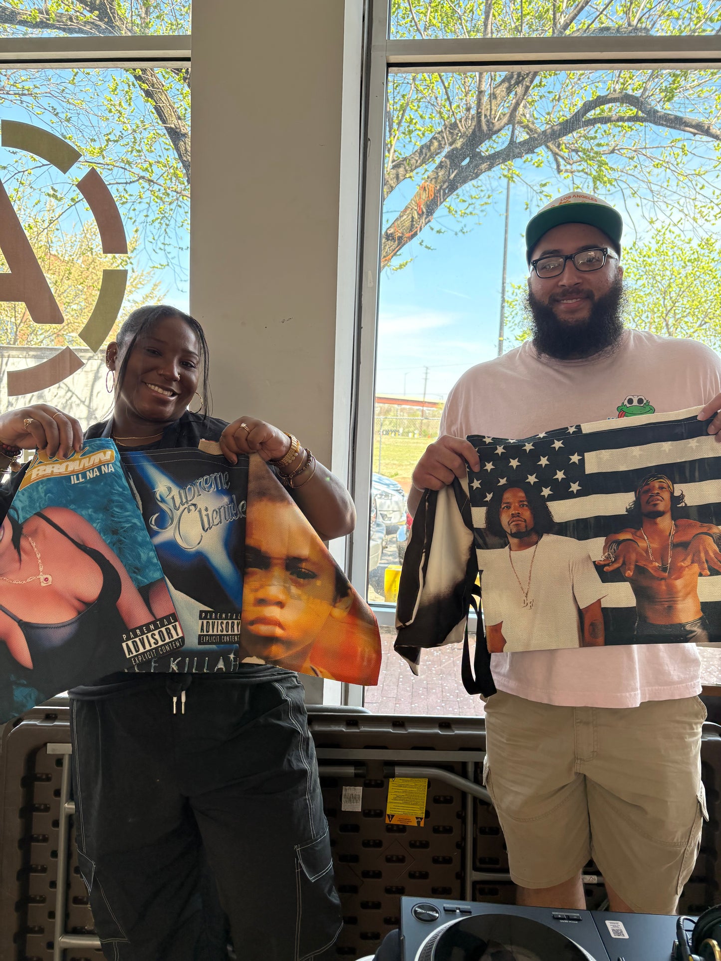 2 Dope Boys Hip Hop Album Cover Tote Bag